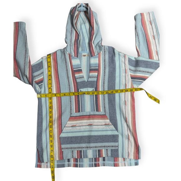 FAHERTY BRAND 
Baja Poncho Hoodie Sierra Paradise - Stripe XS - Picture 7 of 10